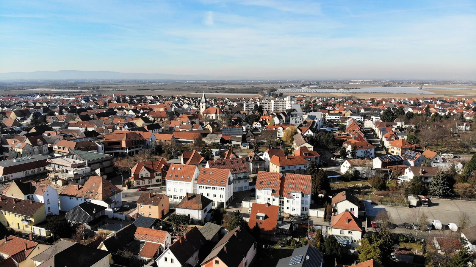 Fenster Mutterstadt Mutterstadt aus der Vogelperspektive